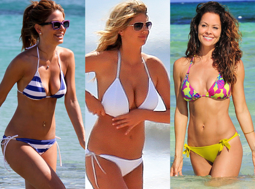 Maria Menounos, Kate Upton, Brooke Burke Charvet, Bikini.